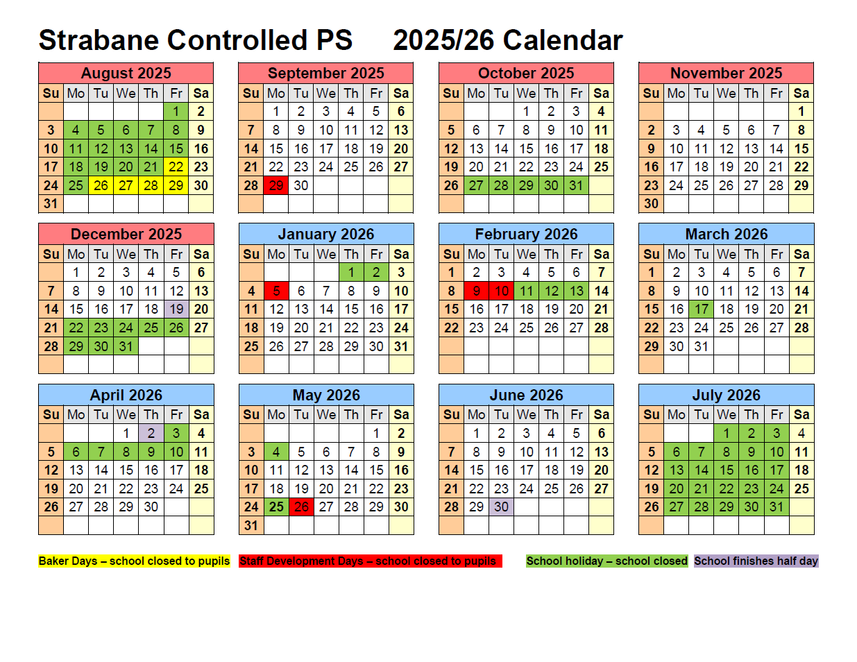 School Calendar